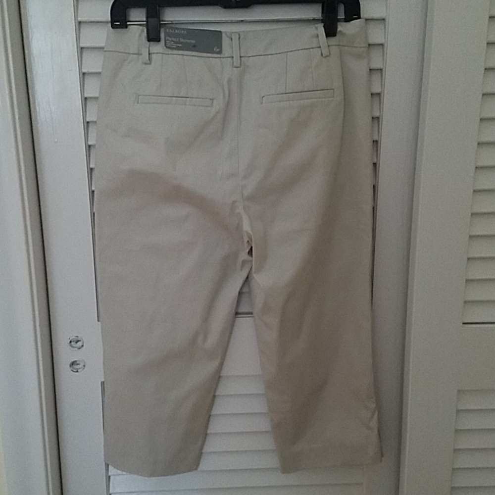 Talbots Beige Capris - Picture 2 of 5